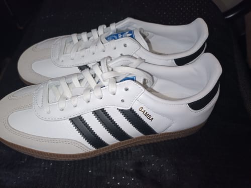 Customer photo review of Adidas Samba OG 'White Black Gum' Women's (Youth)