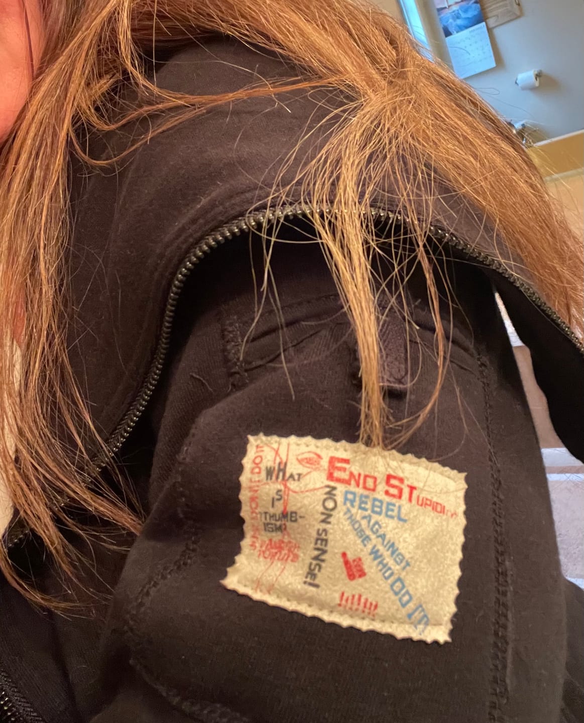 Customer photo review of THE CASEY FLEECE