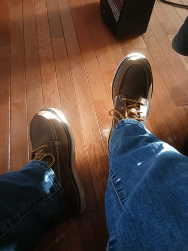Customer photo review of 6 Inch Moc Toe Boot