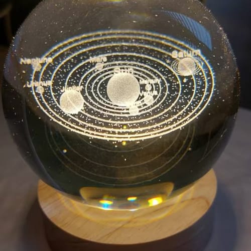Customer photo review of Celestial Sphere Night Light