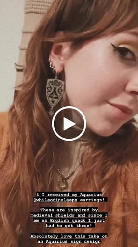 Customer video review of Zodiac Earrings | AIR SIGNS