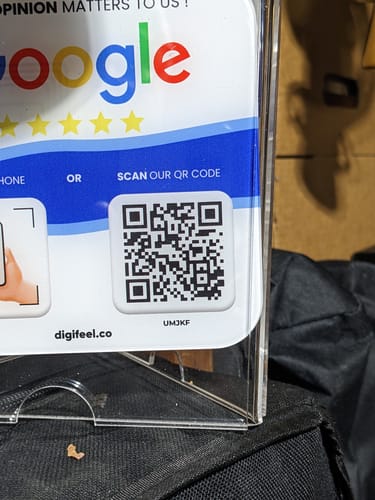 Customer photo review of Google Reviews - Plate