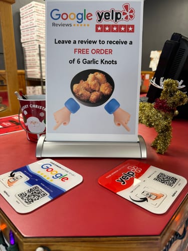 Customer photo review of Google Reviews - Plate