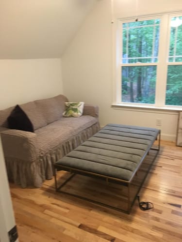 Customer photo review of 2024 Turkish Bubble Frill Sofa Covers : Light Brown