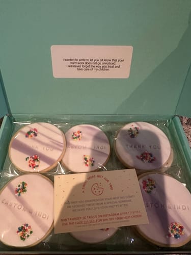 Customer photo review of Design Your Own ROUND Cookies