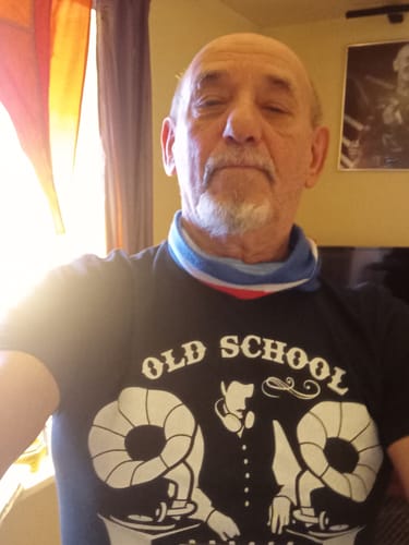 Customer photo review of Old School T-Shirt