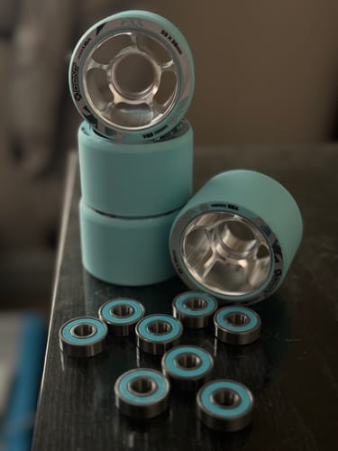 Customer photo review of FXX Roller Skate Wheels