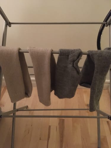 Customer photo review of J.B. Field's Casual "Wool Weekender" 96% Merino Wool Sock