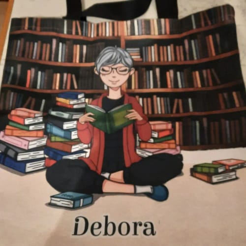 Customer photo review of Tipa da libri - Borsa shopper personalizzata
