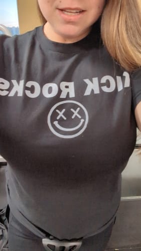 Customer photo review of Salty Savage Unisex "KICK ROCKS" Tee
