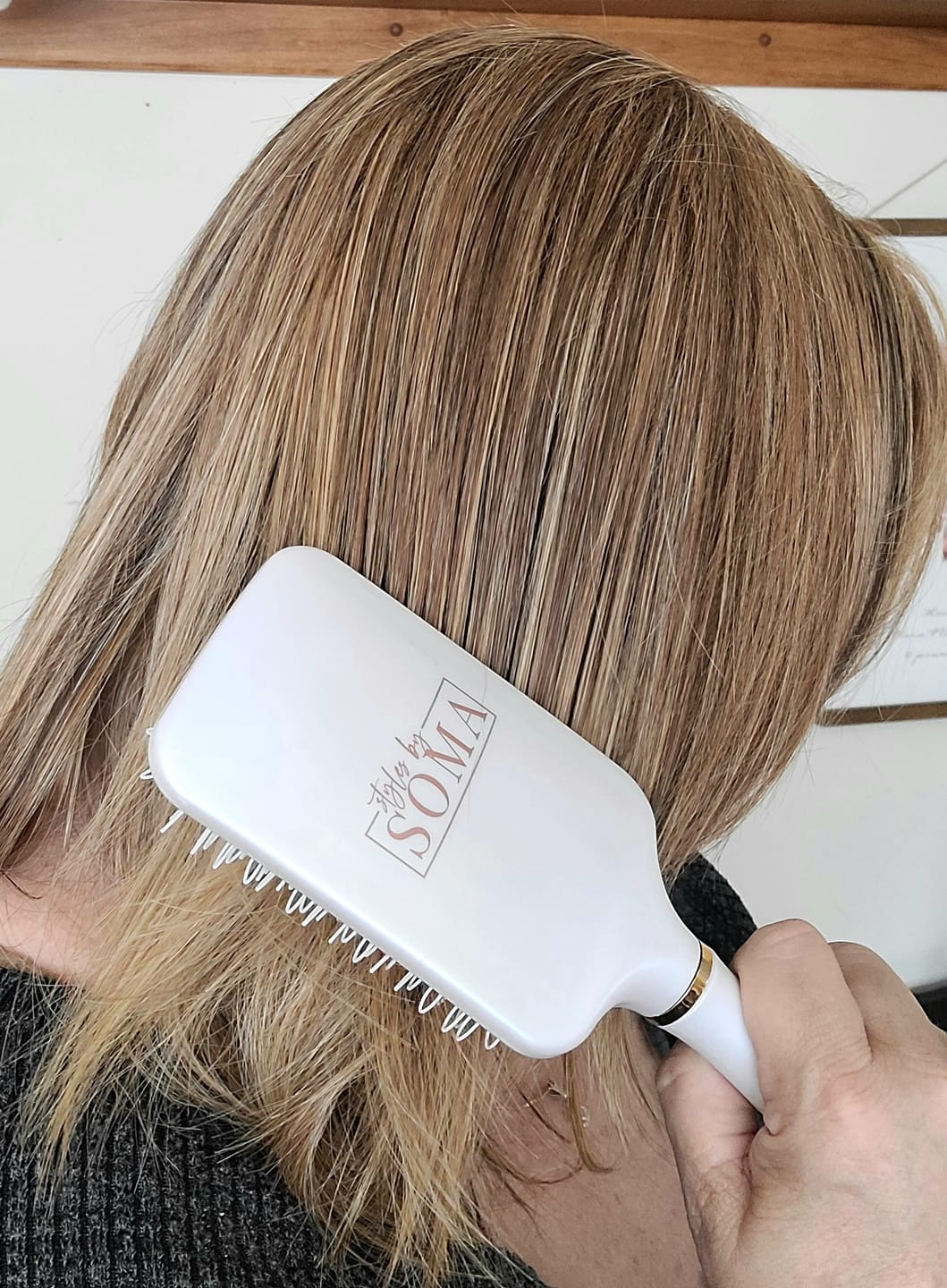 Customer photo review of Luxury Wig Brush