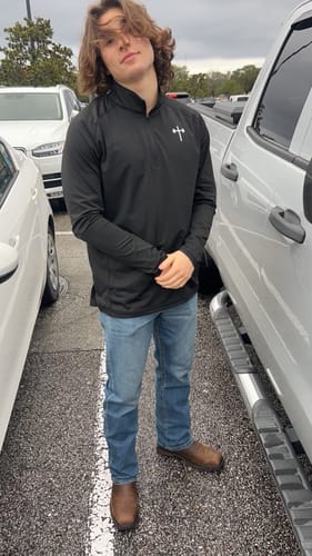 Customer photo review of 1/4 Zip Pullover