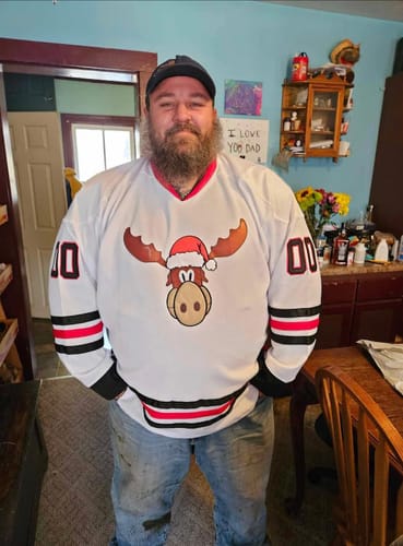 Customer photo review of Christmas Style 'Griswold' Hockey Jersey