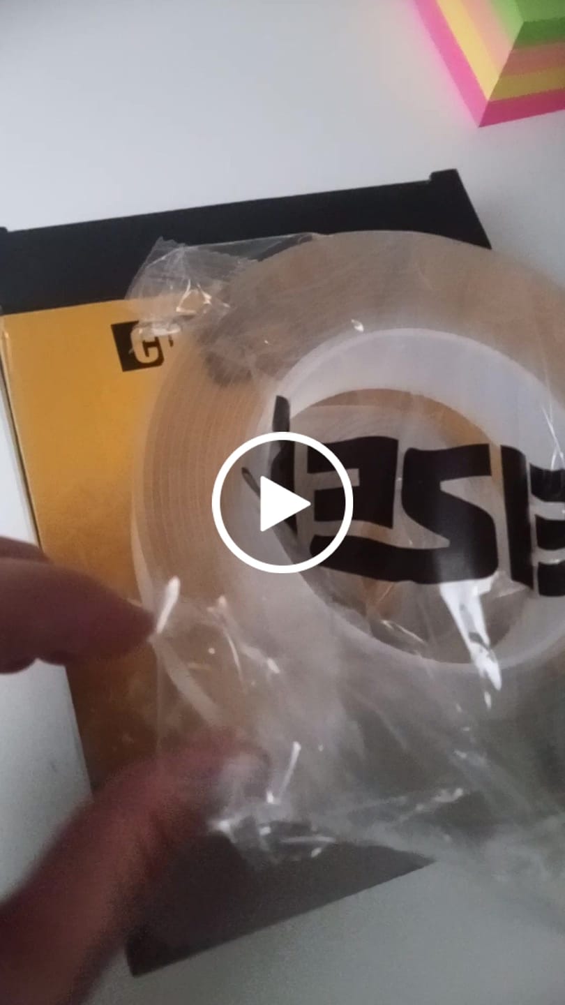 Customer video review of Cinta de Doble Faz Transparente Pegamucho de 5m Leisel