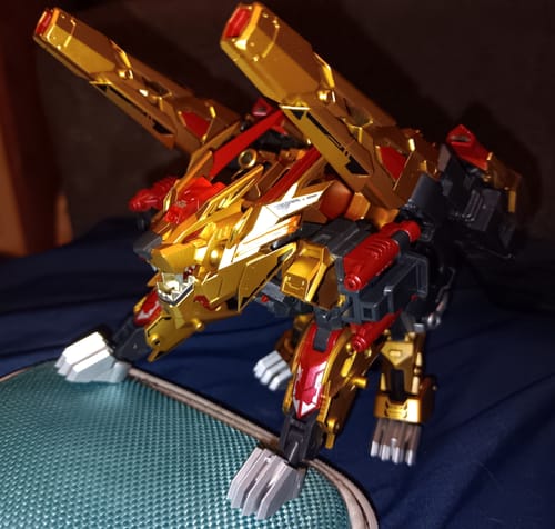 Customer photo review of Cang Toys Cang-Toys CY-Mini-04 CYMini04 Kingmini (Razorclaw, Feral Rex) Predaking Combiner 12cm