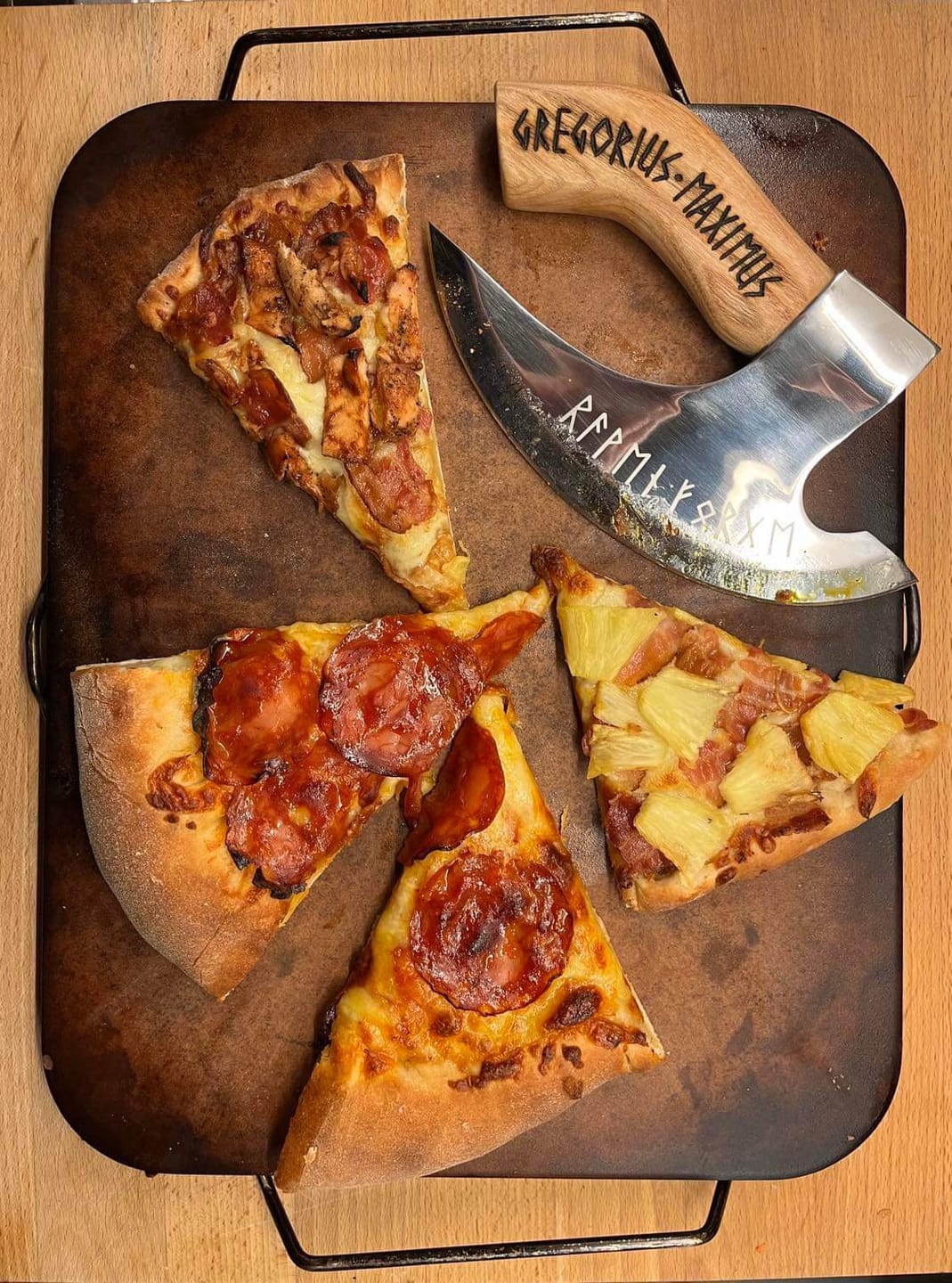 Customer photo review of The Original Pizza Axe