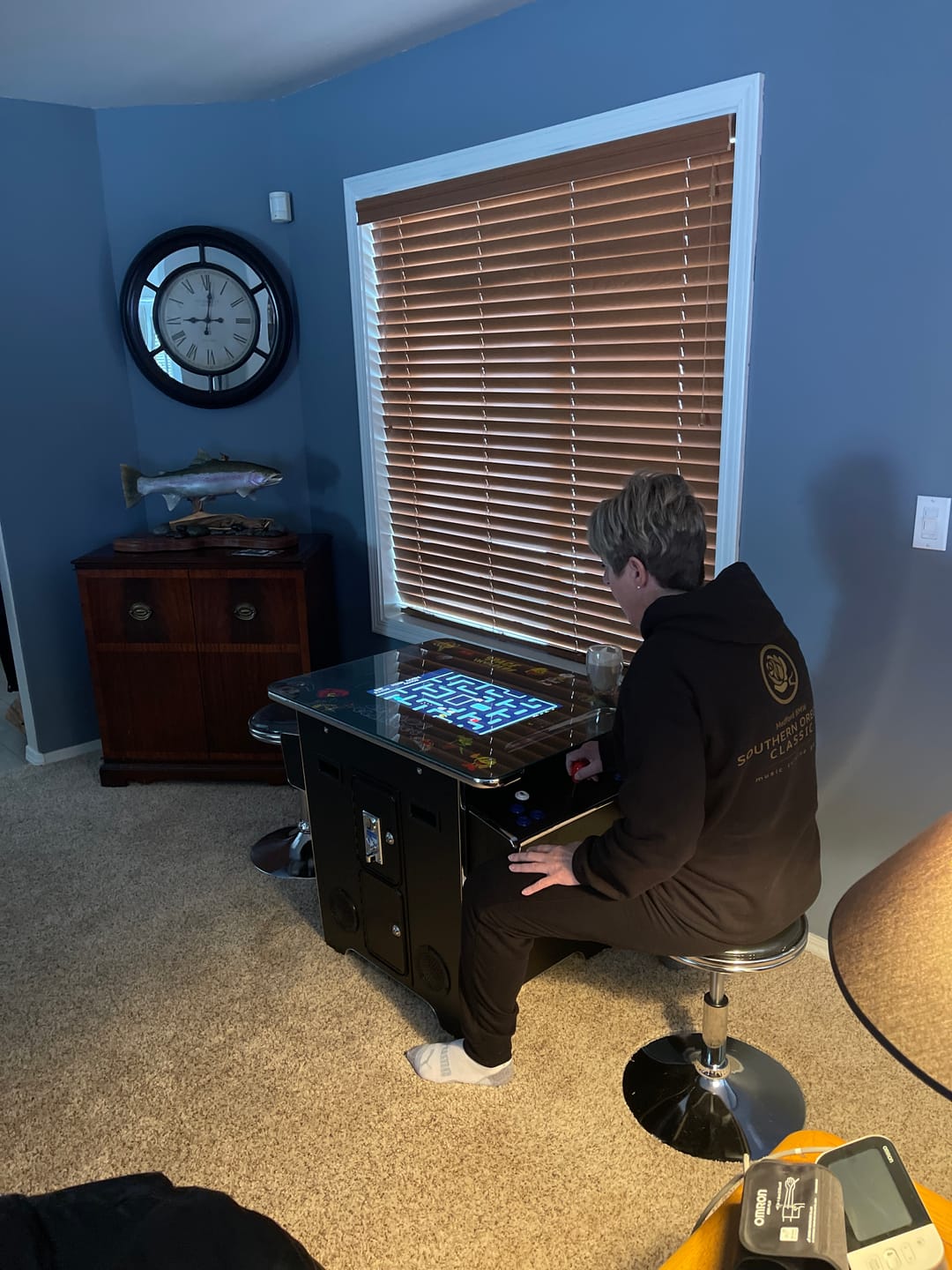 Customer photo review of Commercial Grade 60 games in 1 Arcade Commercial Cocktail Table Machine Retro Multi-cade LED