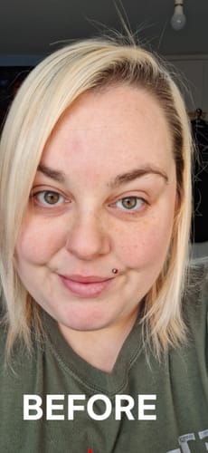 Customer photo review of 20" One Piece Flicky Clip-in Hair Extension