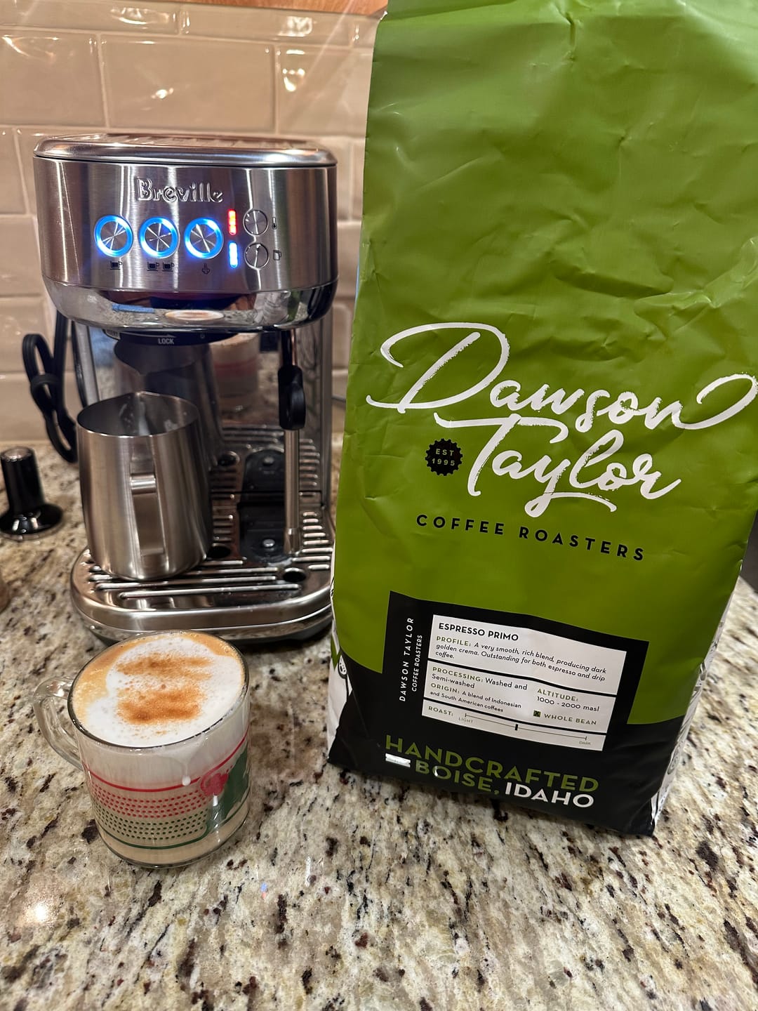 Customer photo review of Espresso Primo