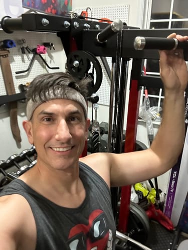 Customer photo review of Major Fitness F22 All-In-One Home Gym Power Rack