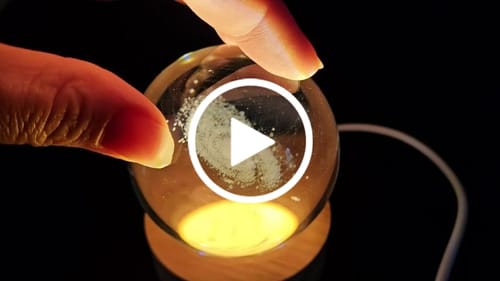 Customer video review of Celestial Sphere Night Light