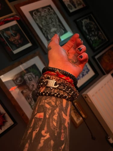 Customer photo review of Chunky Cuban Bracelet (13mm)