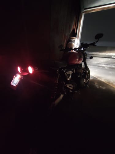 Customer photo review of Triumph Speed Twin 1200 Tail Tidy Kit - 2019+