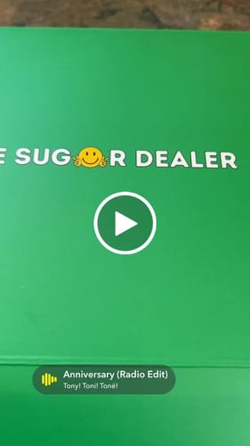 Customer video review of Custom message peanut butter brownie