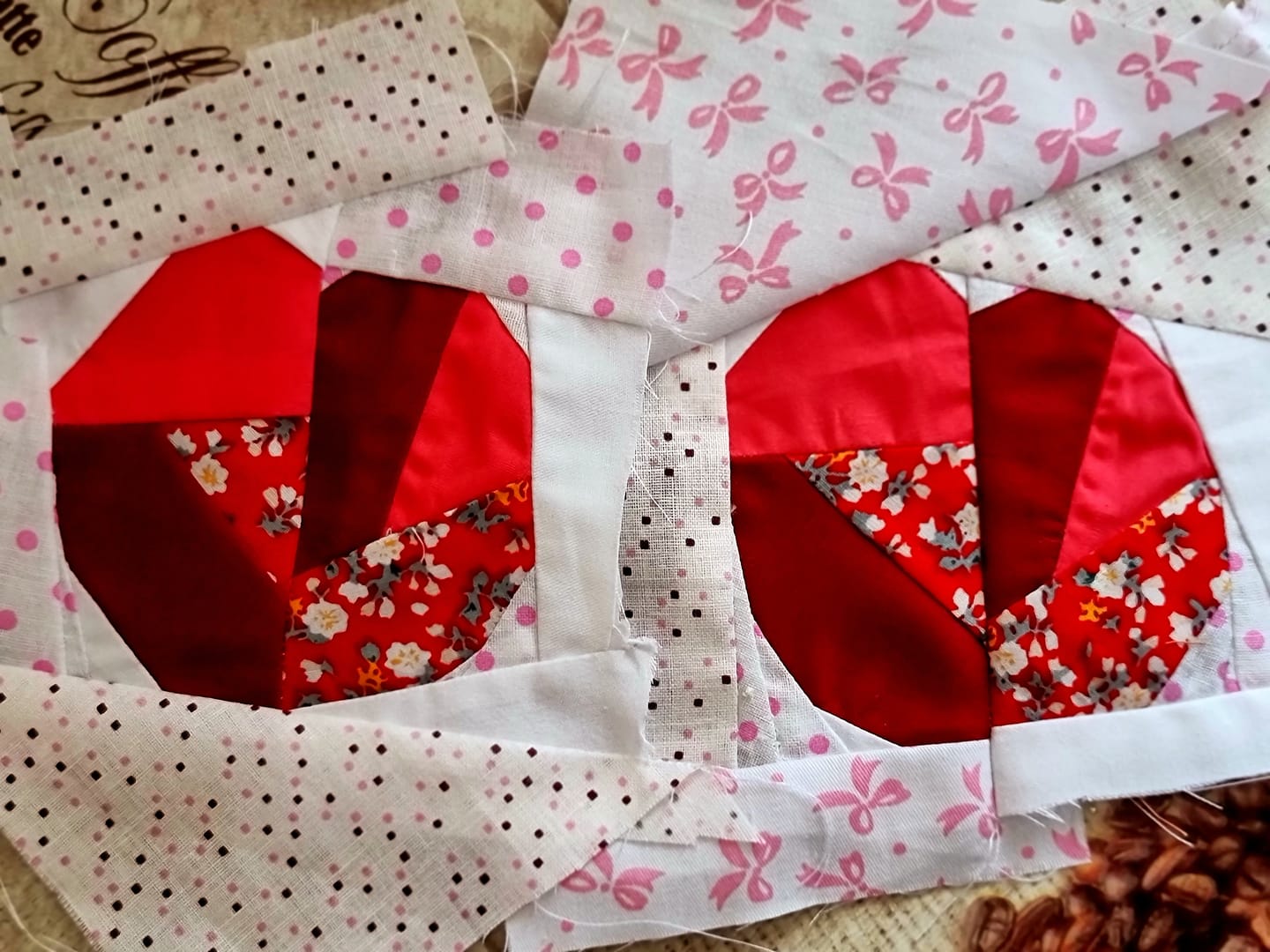 Customer photo review of Small Floral Garden Cotton Poplin Fabric