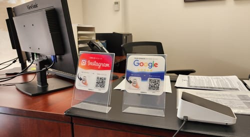 Customer photo review of Google Reviews - Plate