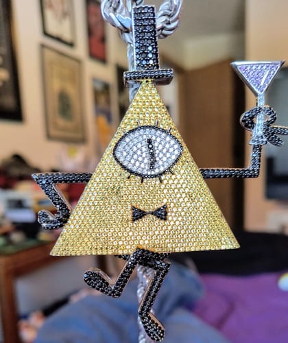 Customer photo review of Custom Made Pendant 3.5 - 4 inch