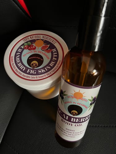Customer photo review of Cranberry Fig Skin Butter