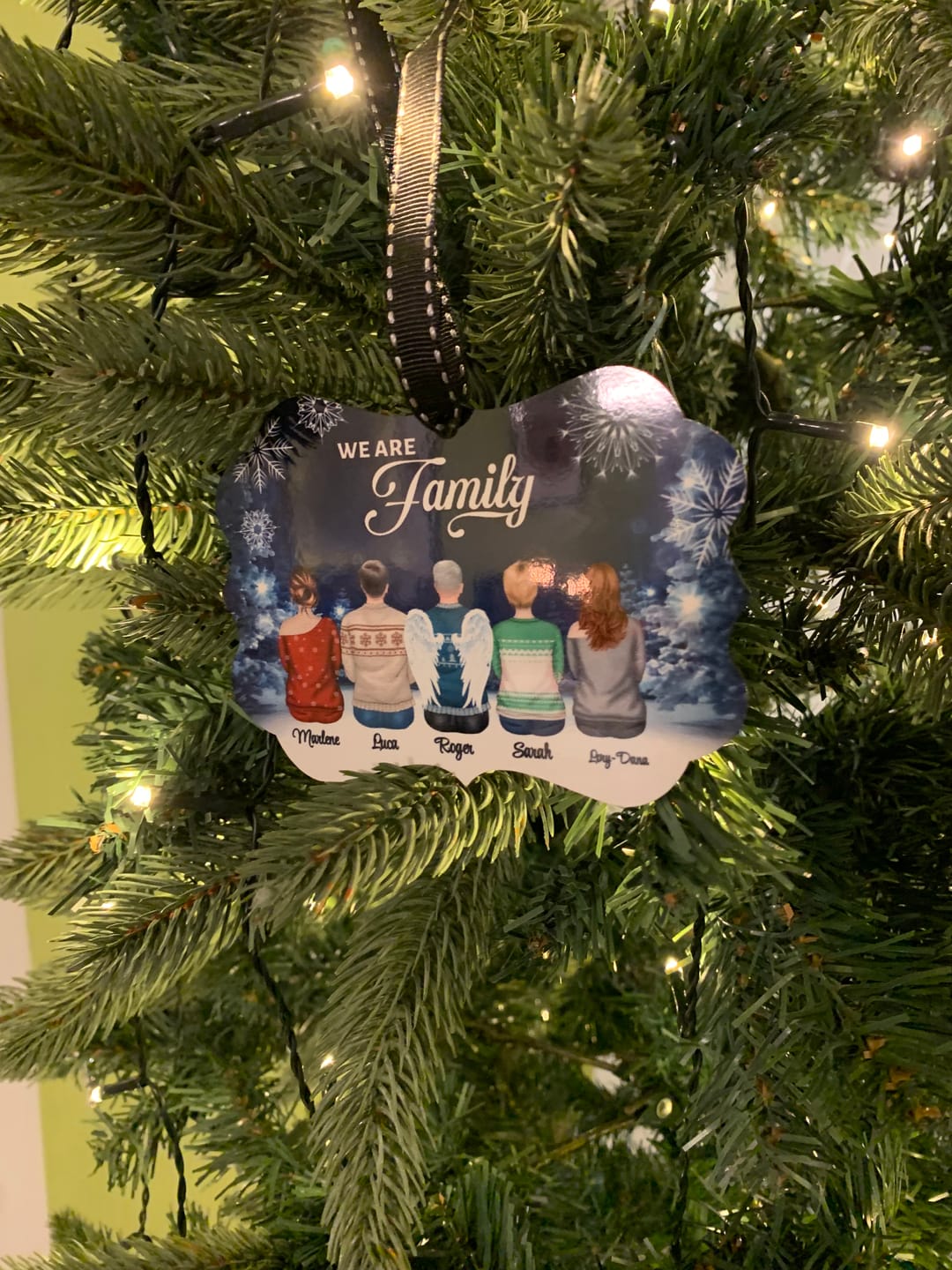 Customer photo review of Weihnachten mit der Familie - Familien-Baumschmuck