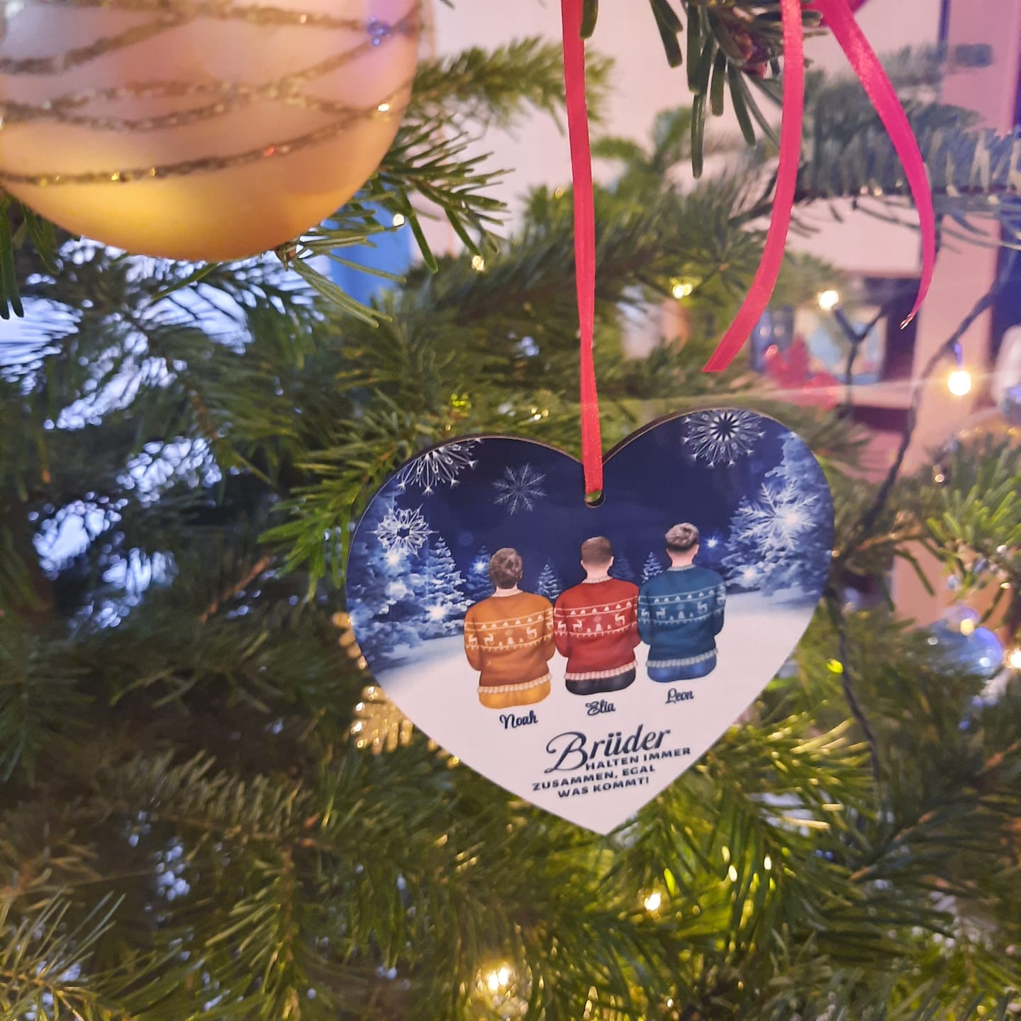 Customer photo review of Weihnachten mit der Familie - Familien-Baumschmuck