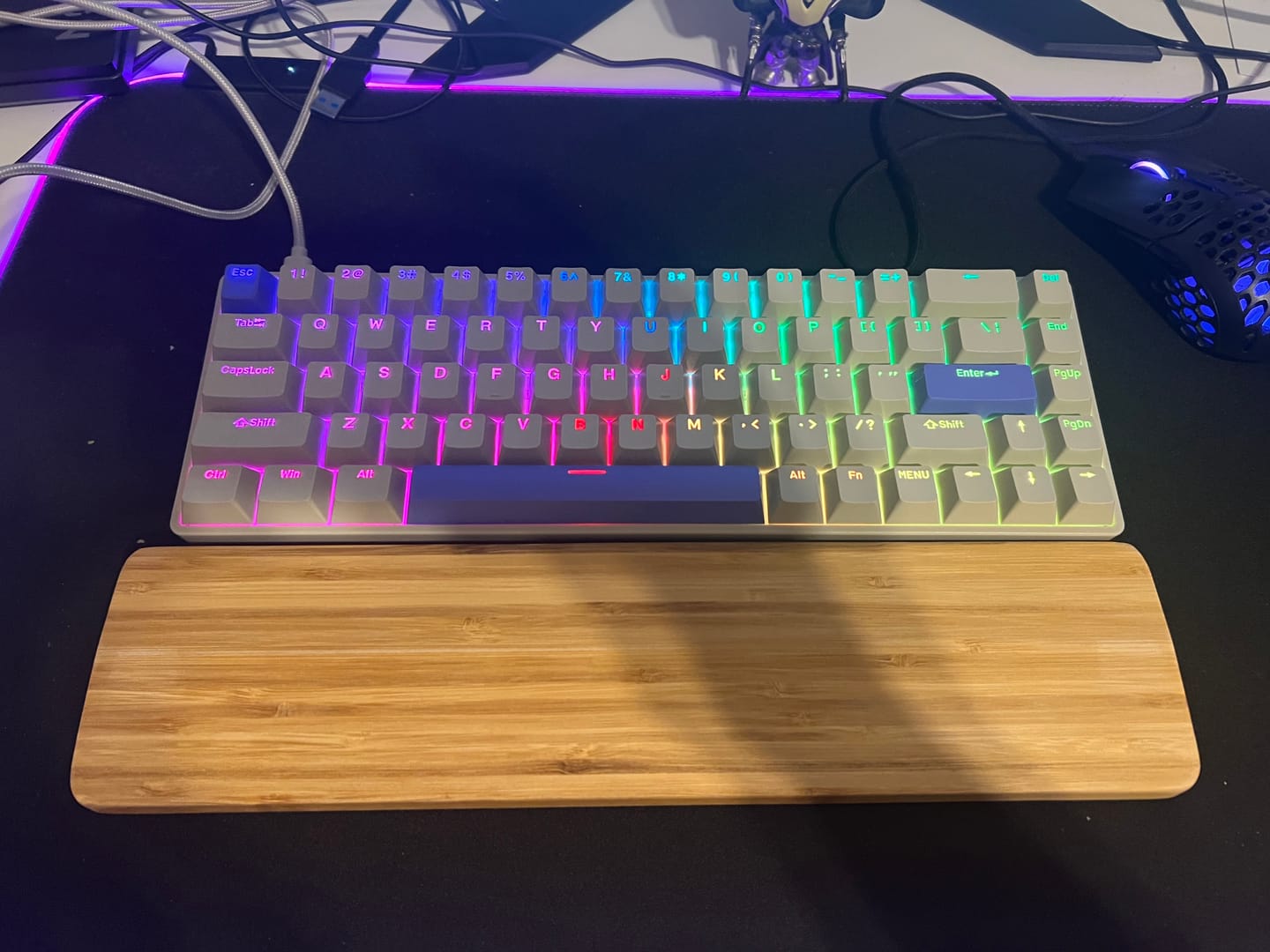Customer photo review of DrunkDeer G65 - Wired Actuation-Distance-Adjustable Magnetic Switch Gaming Keyboard