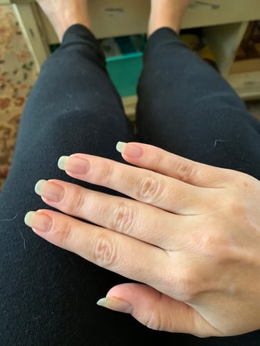 Customer photo review of Rocket Nail Fuel Nail Repair - Clear