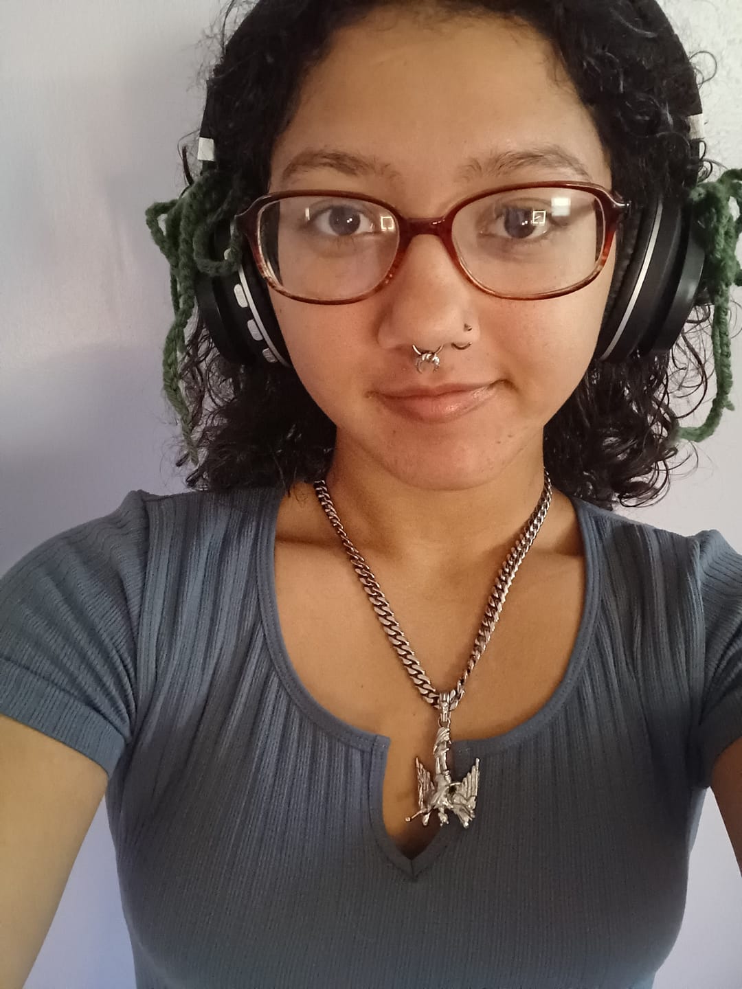 Customer photo review of FALLEN ANGEL PENDANT