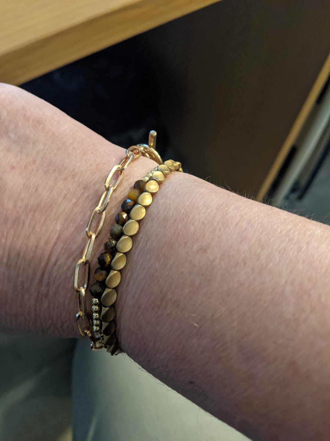 Customer photo review of Edles Tibetisches Glücksarmband
