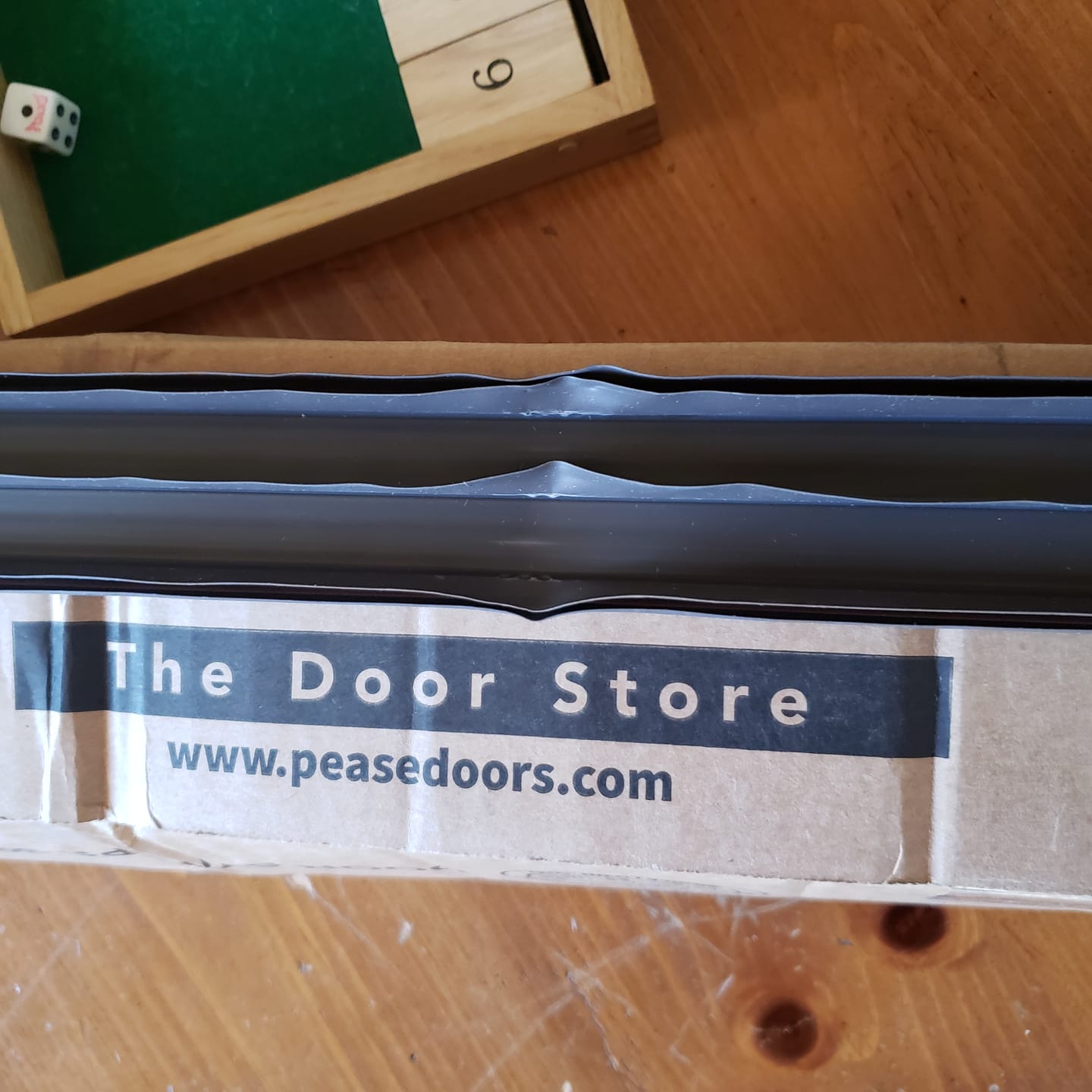Customer photo review of Pease Slide-On Steel Door Sweep