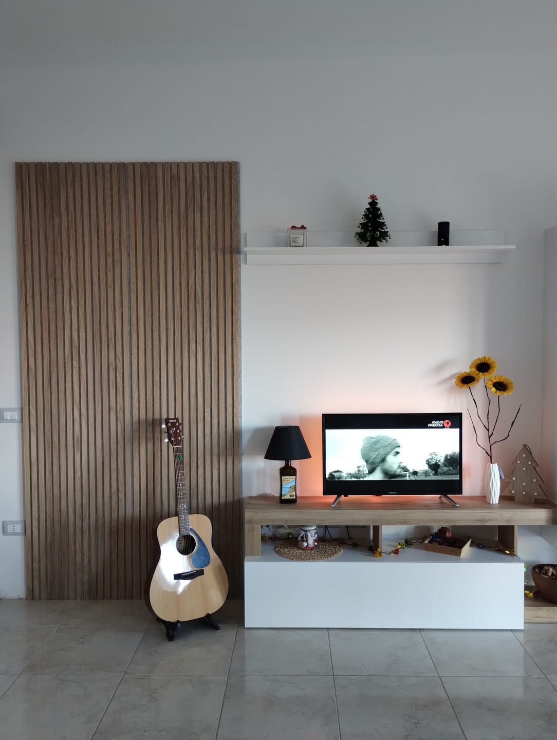 Customer photo review of Pannello acustico in legno | Rovere Chiaro con Feltro Grigio