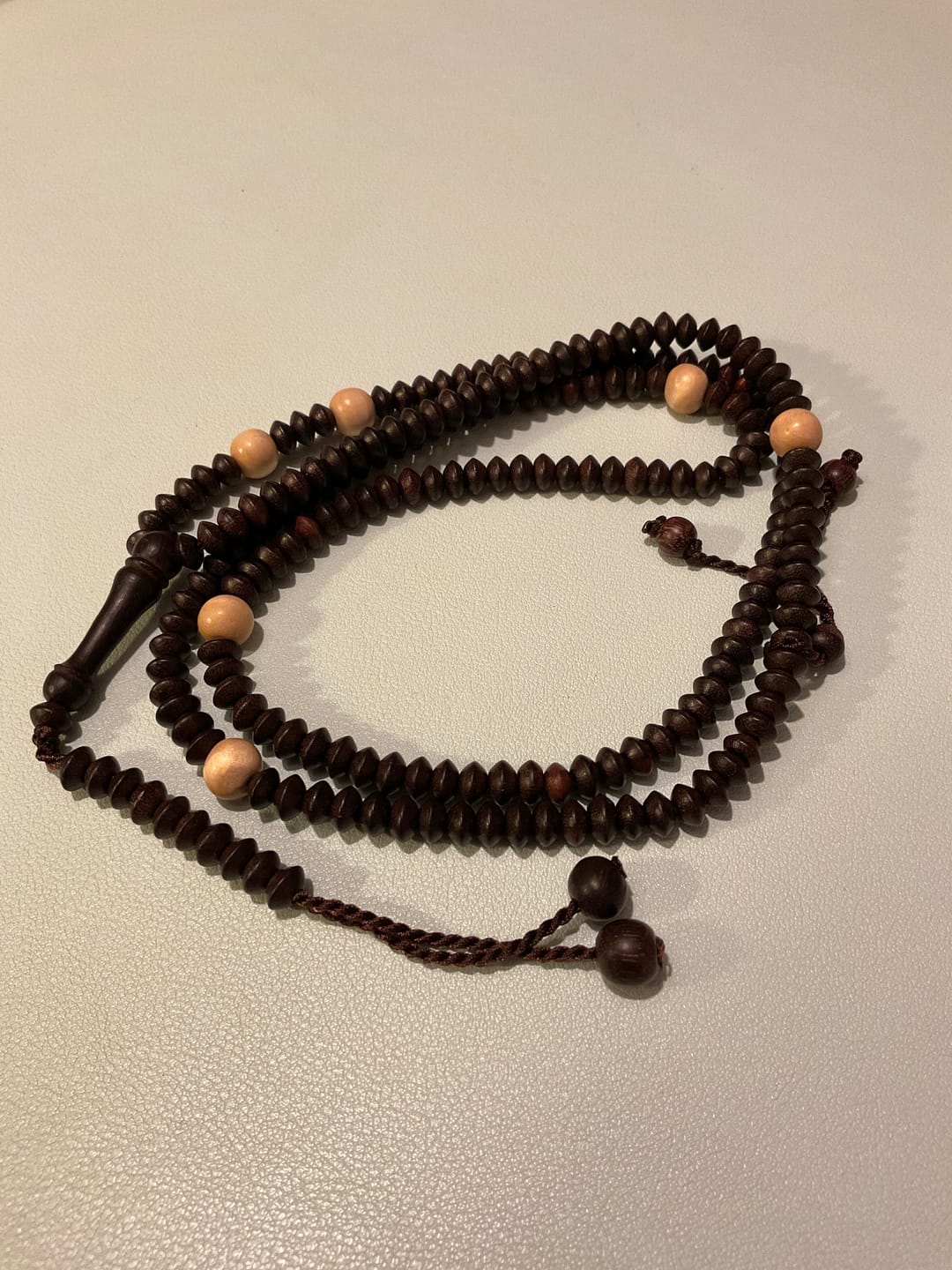 Customer photo review of NAQSHBANDI HANDMADE BEAD WOODEN TASBIH