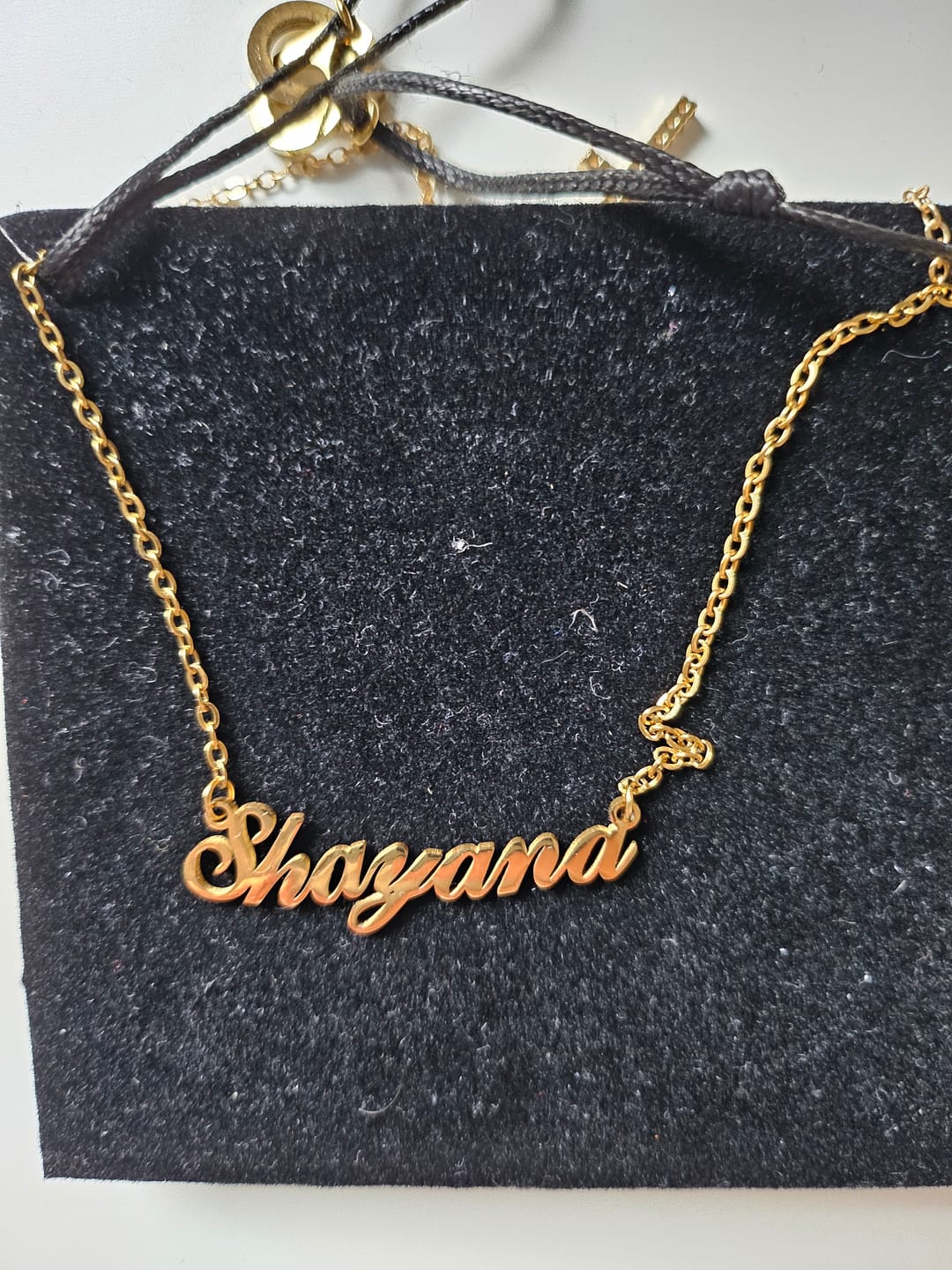 Customer photo review of Collier Prénom Style Classique