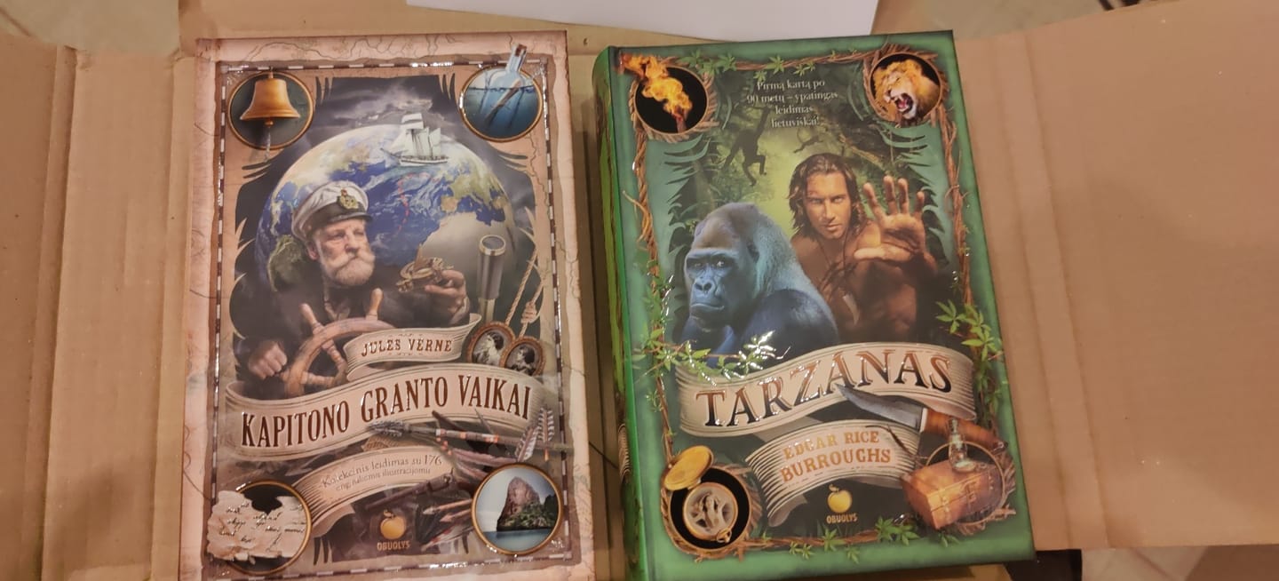 Customer photo review of Kapitono granto vaikai: kolekcinis net 640 psl. leidimas su 176 originaliomis iliustracijomis