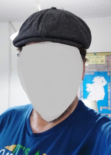 Customer photo review of Big Brood Snap Cap, Wool Herringbone
