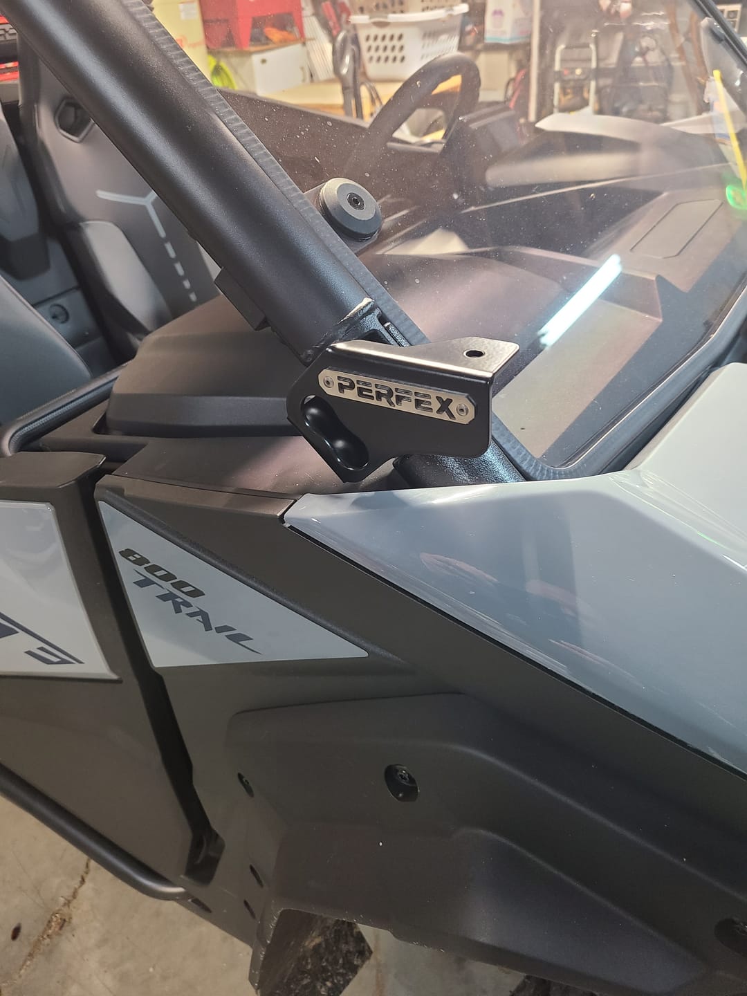 Customer photo review of Pod Light Mounting Brackets for CFMoto ZForce 800/950 G2 (2-Piece)