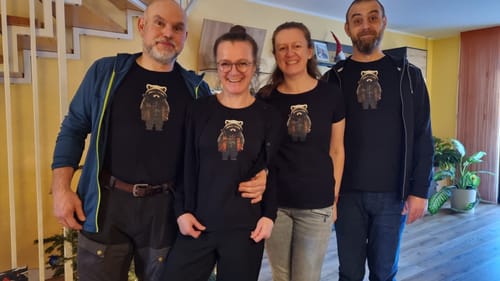 Customer photo review of Willi Waschbär  - Bio Damen Shirt