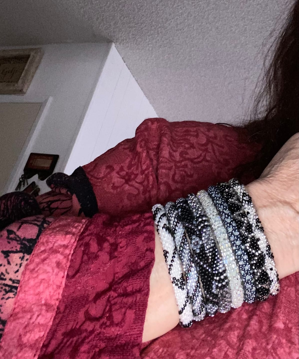 Customer photo review of Nightfall Grab Bag - 6 bracelet sets!