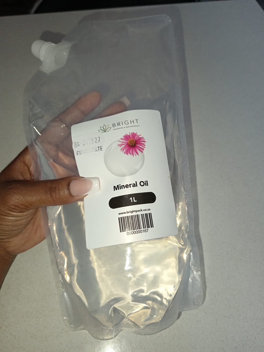 Customer photo review of Mineral Oil