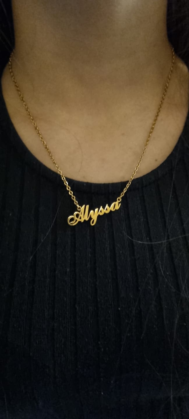 Customer photo review of Collier Prénom Style Classique