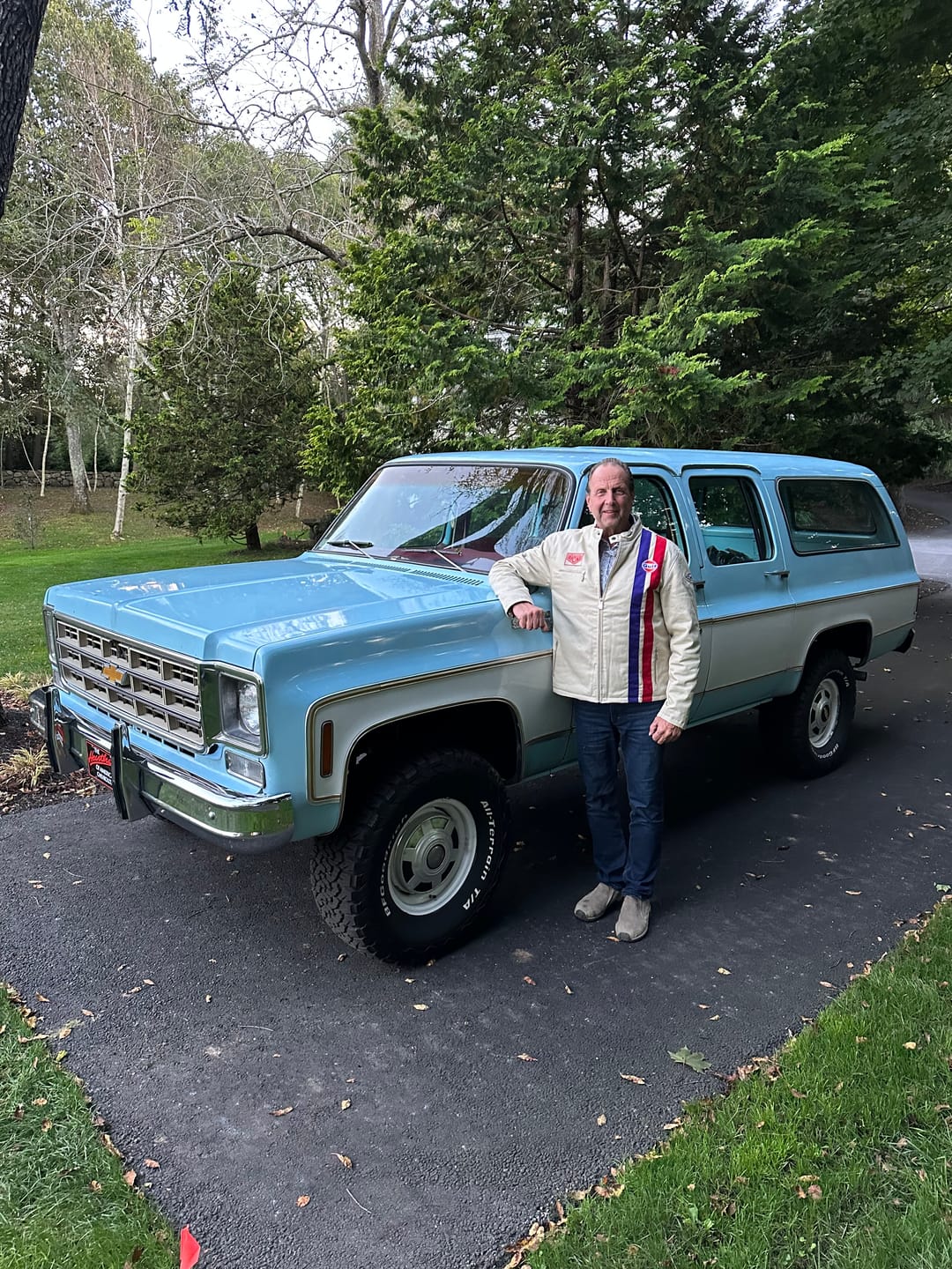 Customer photo review of Gulf Roadmaster Cotton Jacket in Sand